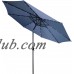 Deluxe Solar Powered LED Lighted Patio Umbrella - 10' - by Trademark Innovations (Light Green)   555284603